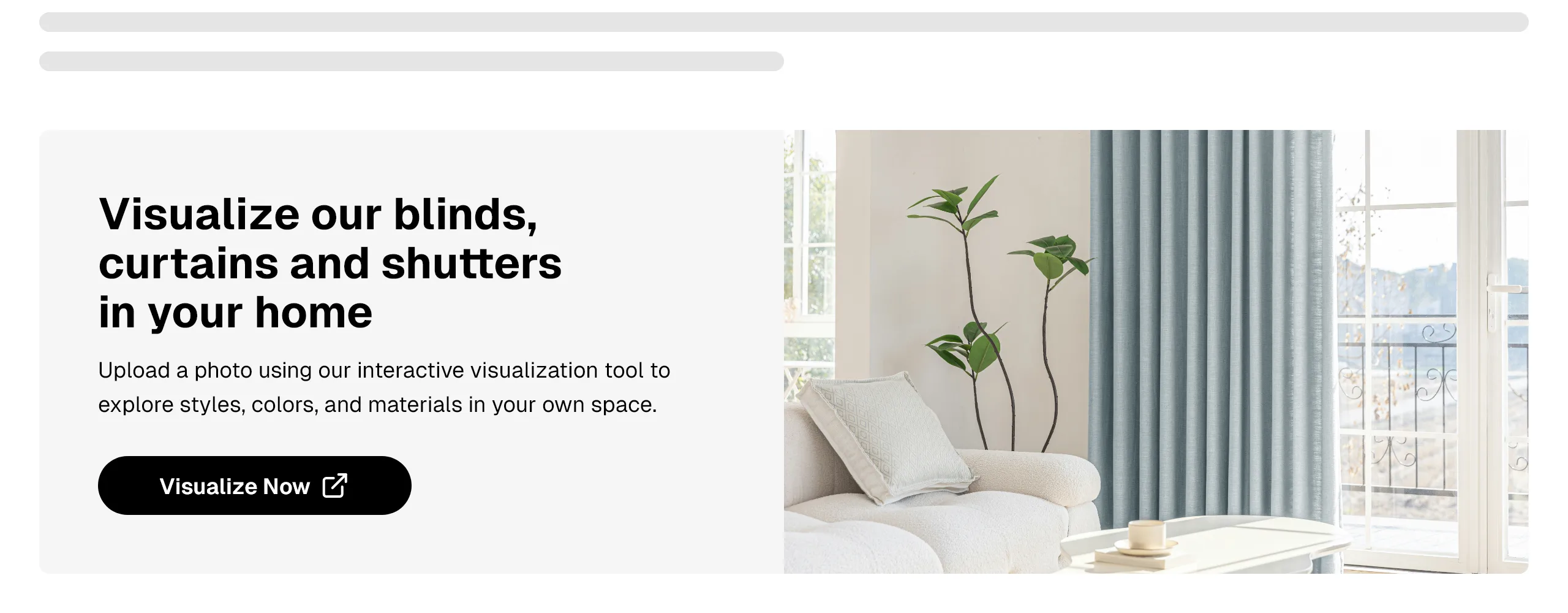 Feature banner with supporting imagery and clear CTA