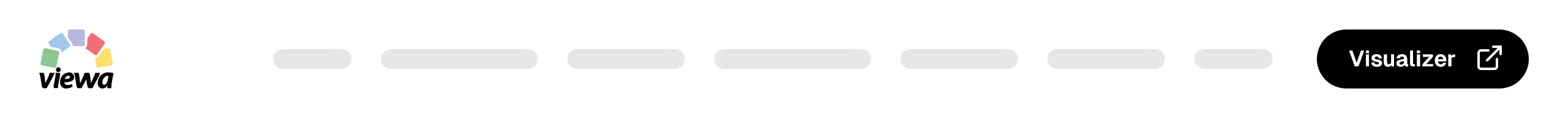 Desktop header button example with contextual label
