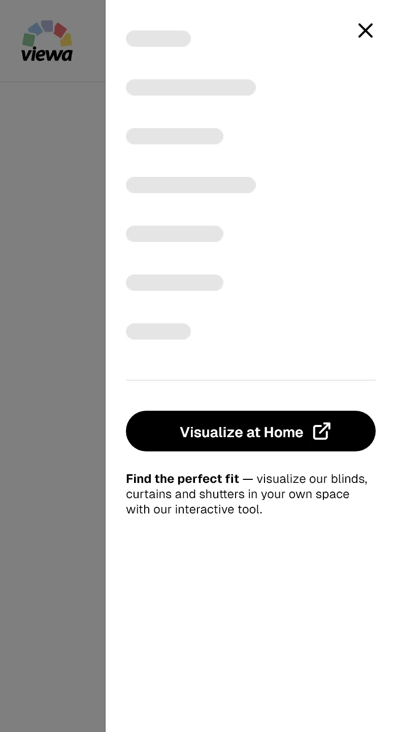 Alternative mobile header button style