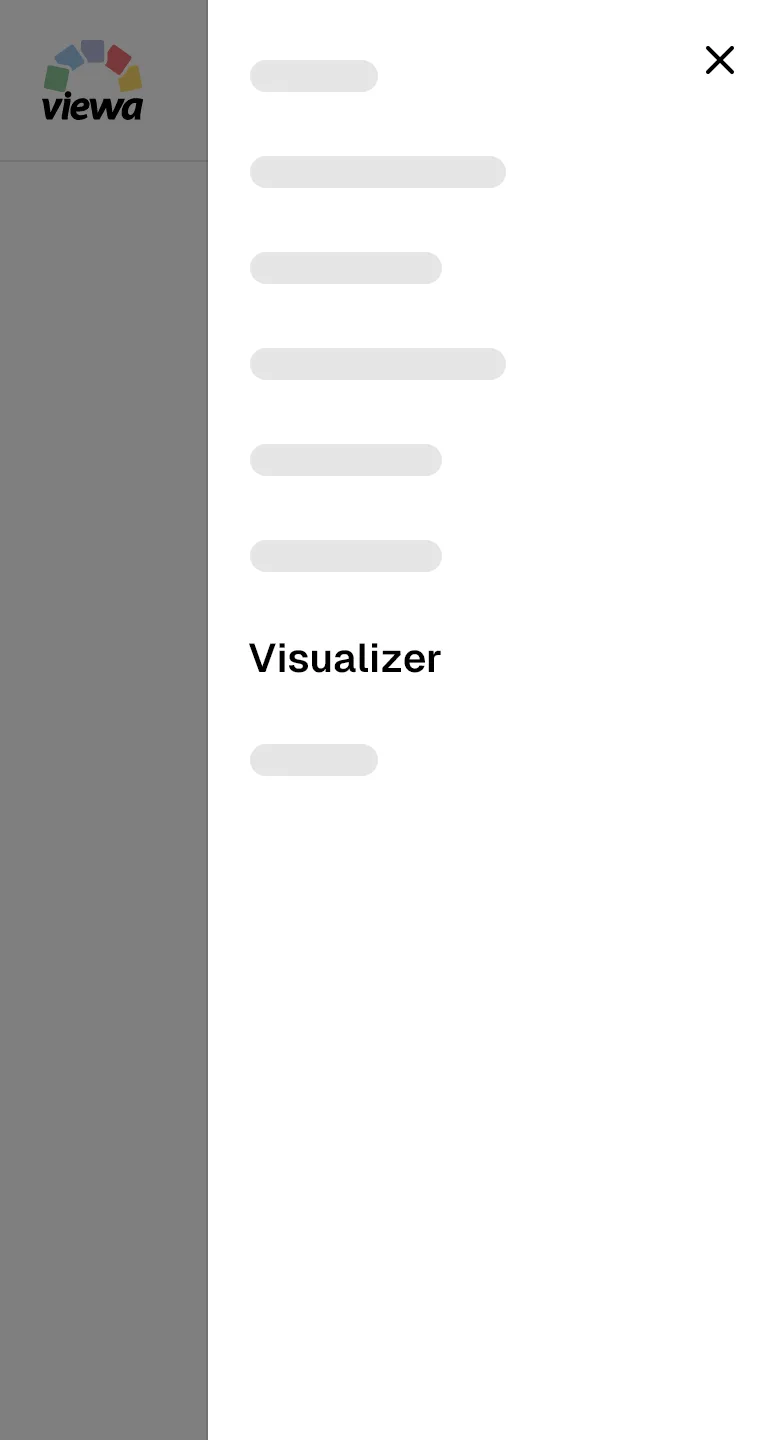 Mobile navigation drawer menu item