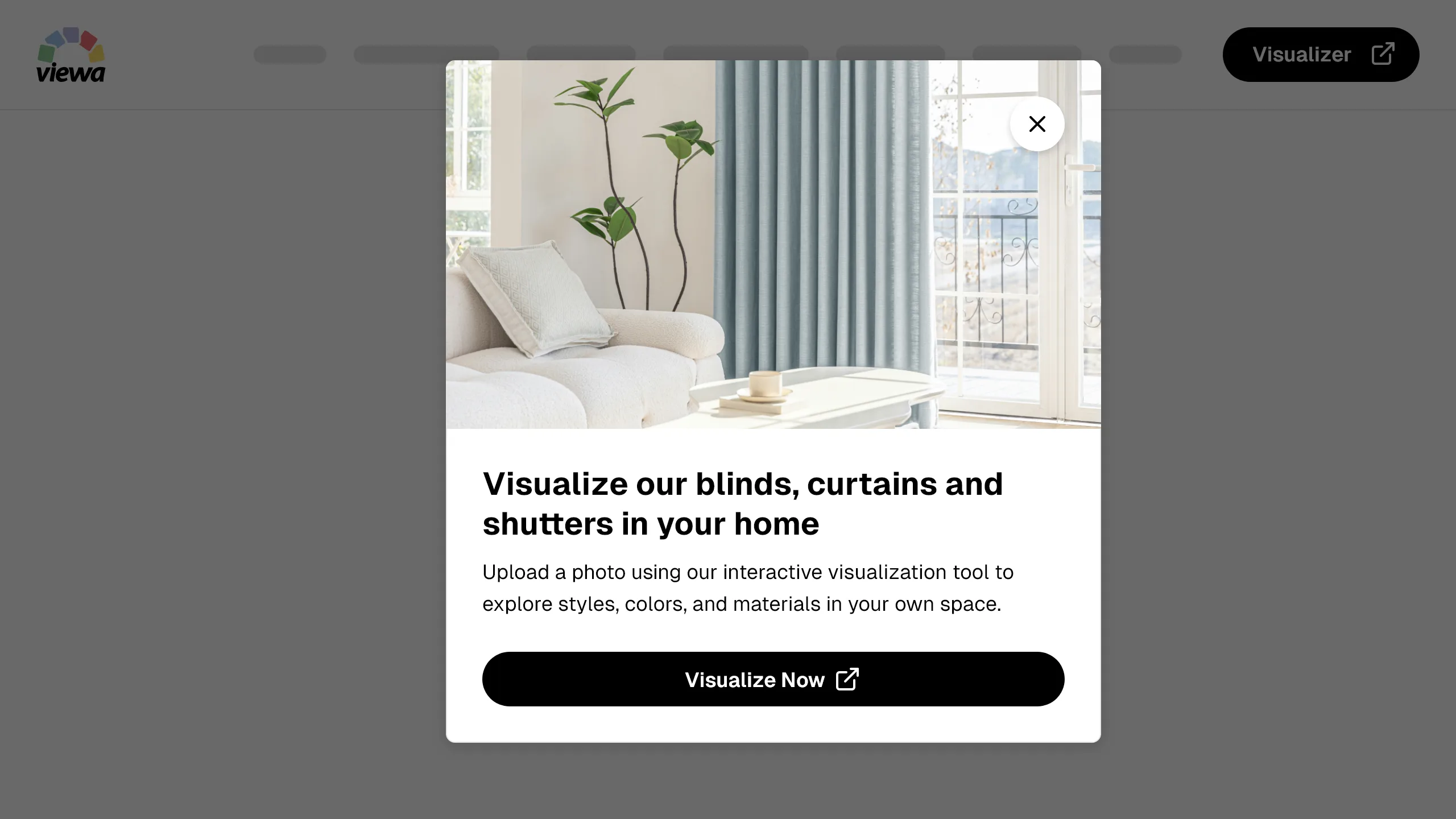 Example popover dialog explaining the visualiser workflow